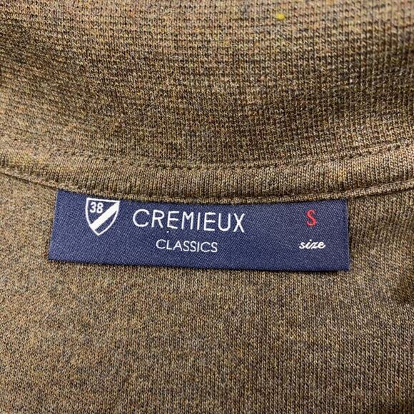 Cremieux Sweater Mens S Small Cotton Classics Striped 1/4 Zip Pullover Rugby - Picture 4 of 10